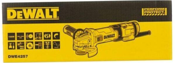 DeWALT DWE4257, 1500 W, 125 mm