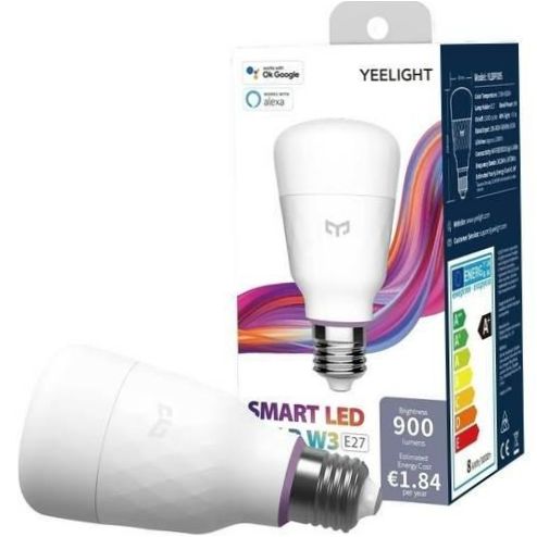 Yeelight Smart LED lemputė W3 (YLDP005), E27, A60, 8W - šviesos srautas: 900lm