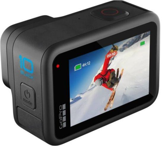 GoPro HERO10, 23,6 MP, 1720 mAh, juodos spalvos