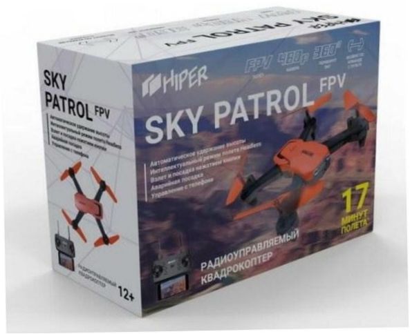 HIPER Sky Patrol FPV, juoda/oranžinė