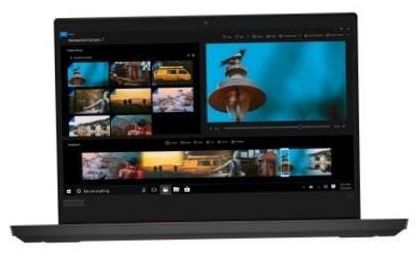 14" Lenovo ThinkPad E14 Notebook (1920x1080, Intel Core i5 1.6GHz, 8GB RAM, 256GB SSD, 1000GB HDD, Radeon RX 640, Win10 Pro), 20RA0012RT, juodas