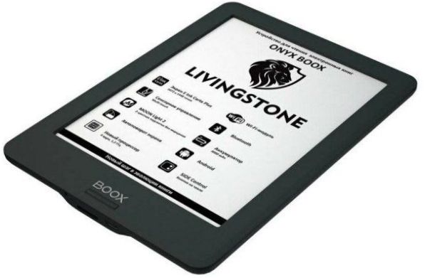 6" ONYX BOOX Livingstone 8GB eBook Reader - knygų ir dokumentų formatai: CHM, DJVU, DOC, EPub, FB2, HTML, RTF, TXT