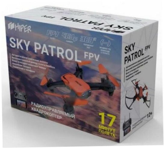 HIPER Sky Patrol FPV, juoda/oranžinė