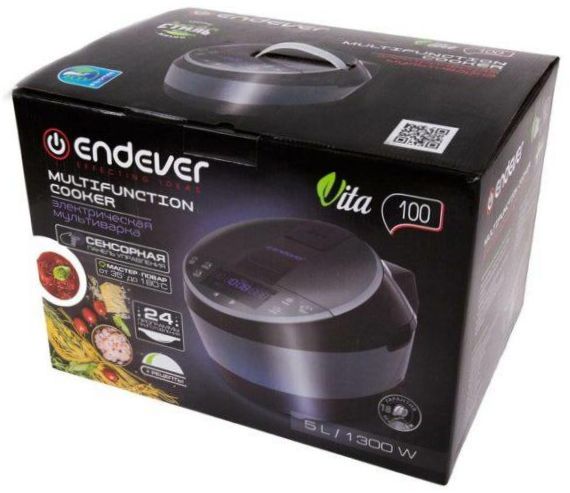 ENDEVER VITA-100, juoda / plienas