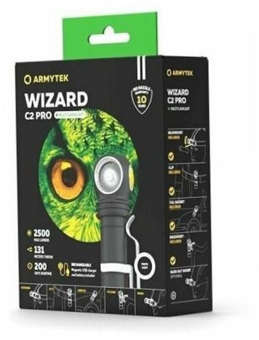 ArmyTek Wizard C2 Pro Magnet USB XHP50.2 (šalta šviesa)