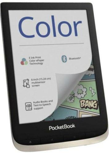 6" PocketBook 633 Color eBook - dydis: 115x174x9 mm, svoris: 170g