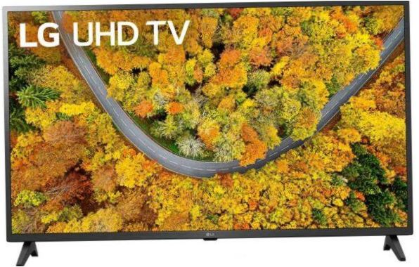 LG 43UP75006LF LED, HDR (2021), juoda