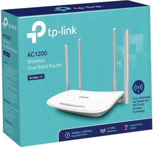 TP-LINK Archer A5, baltos spalvos