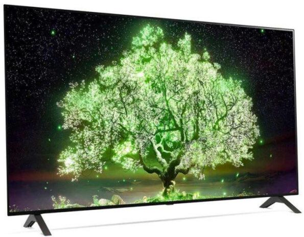 LG OLED55A1RLA OLED, HDR (2021), juodas