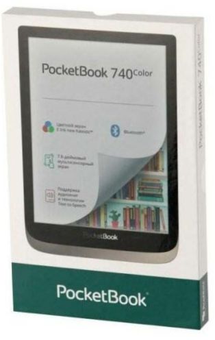 7,8" PocketBook 740 Color 16GB E-book - dydis: 115x174x9 mm, svoris: 180g