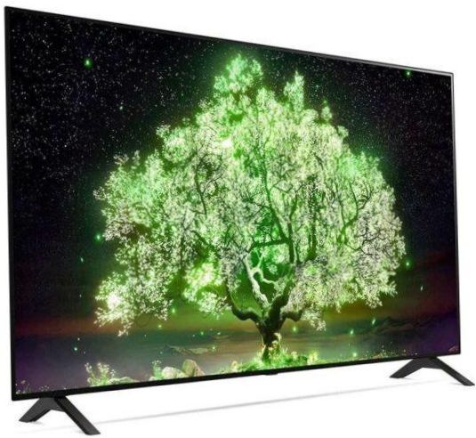 LG OLED55A1RLA OLED, HDR (2021), juodas