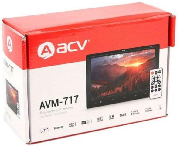 ACV AVM-717 juoda