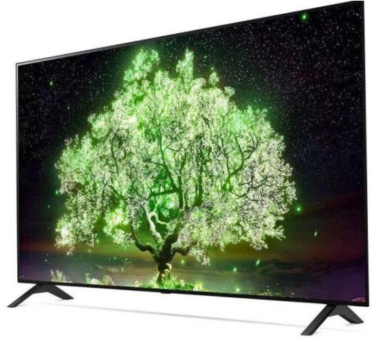 LG OLED55A1ARLA OLED, HDR (2021), juodas