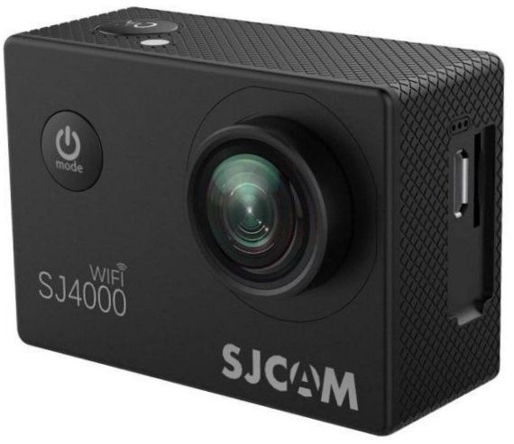 SJCAM SJ4000 WiFi, 12MP, 1920x1080, 900mAh, juoda