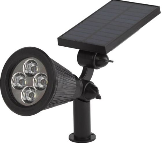 ERA Saulės sodo šviestuvas ERASP024-10 LED, šviestuvo spalva: juoda