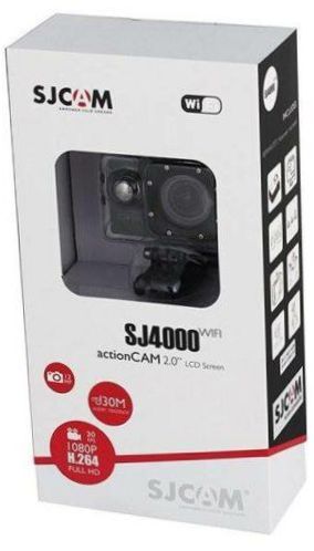 SJCAM SJ4000 WiFi, 12MP, 1920x1080, 900mAh, juoda